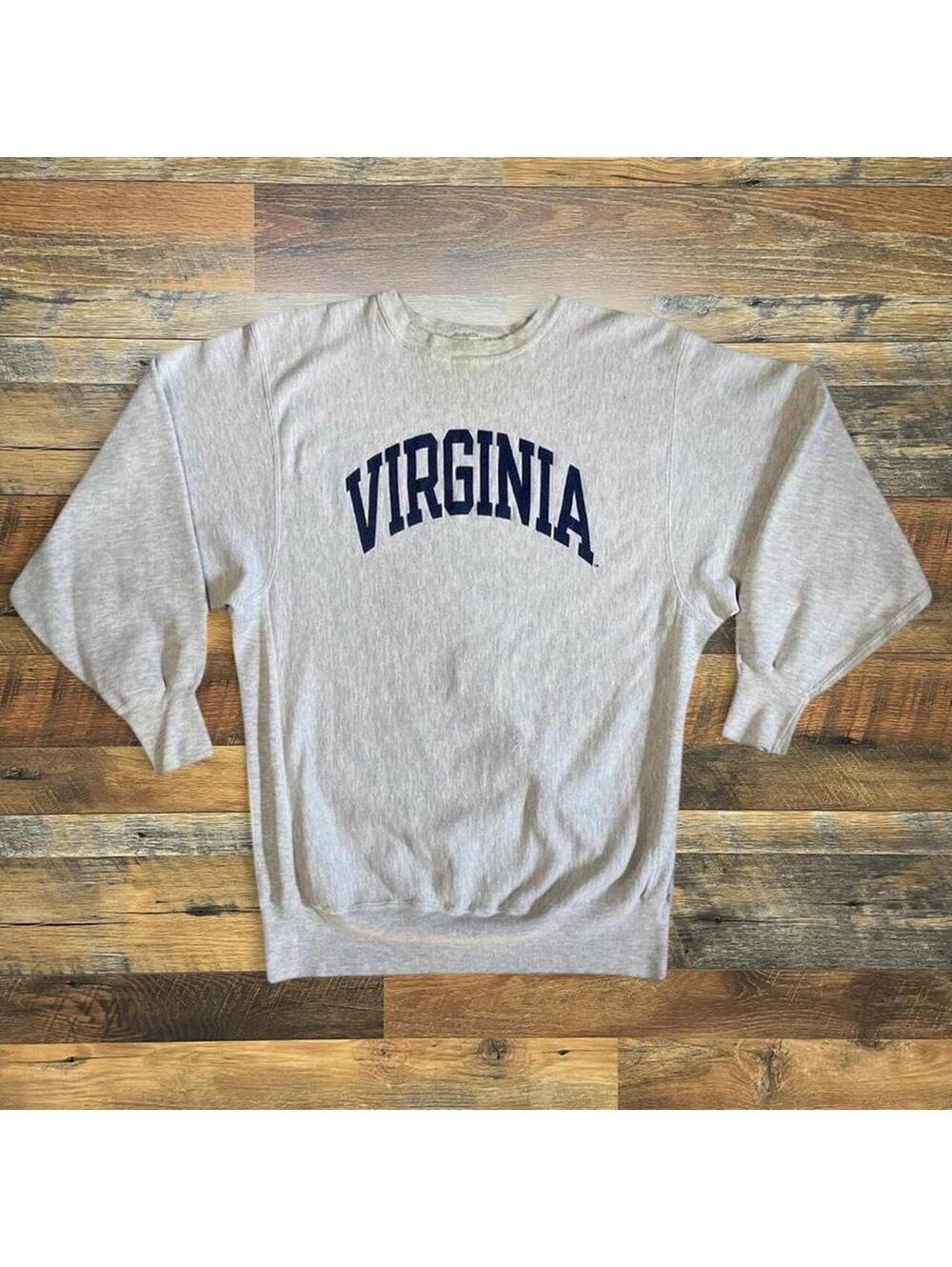 Vintage 90s Virginia University Champion Reverse Weave Cavaliers Sweatshirt 2XL.